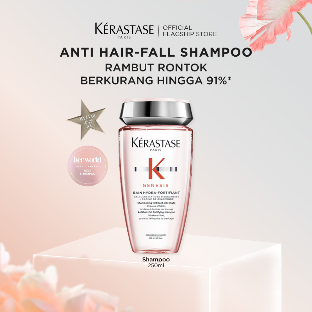 Kerastase Bain Hydra Genesis 250ml Anti Hair Fall Shampoo (Normal Hair) - Shampoo untuk Rambut Ronto