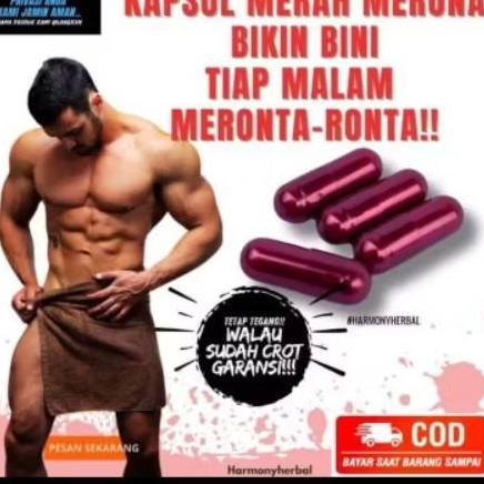 Obat Kuat Pria Tahan lama berjam-jam MERAH'