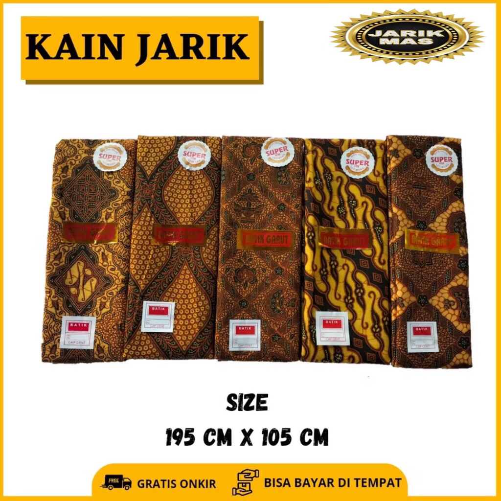[BATIK GARUT] KAIN JARIK PANJANG  HALUS TEBAL ASLI PEKALONGAN | JARIT ATAU KAIN SAMPING CUKIN PERLEN