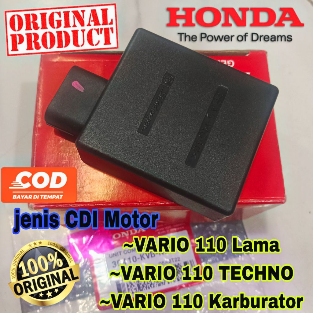 KVB CDI original cdi vario 110 karburator karbu vario 110 lama vario 110 techno vario old vario karb
