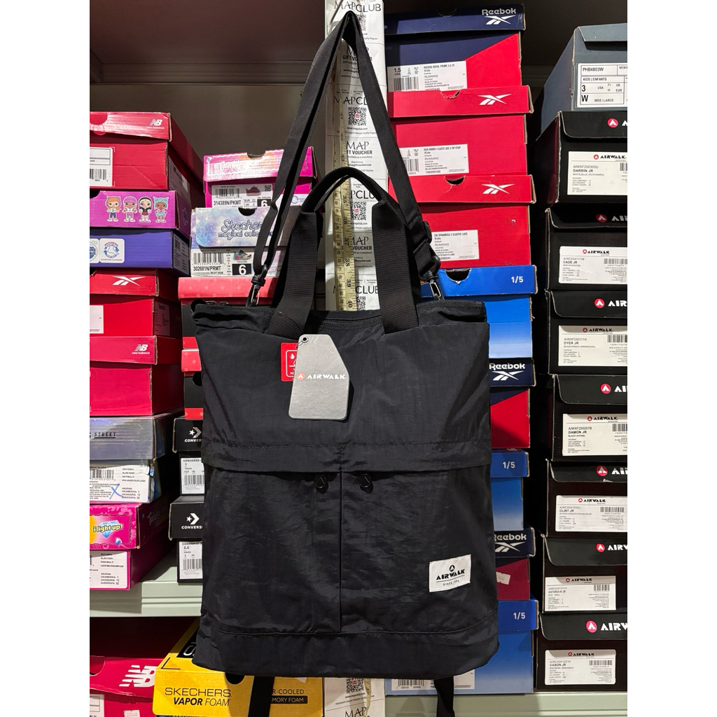 sale tas airwalk cerra backpack water repellent black