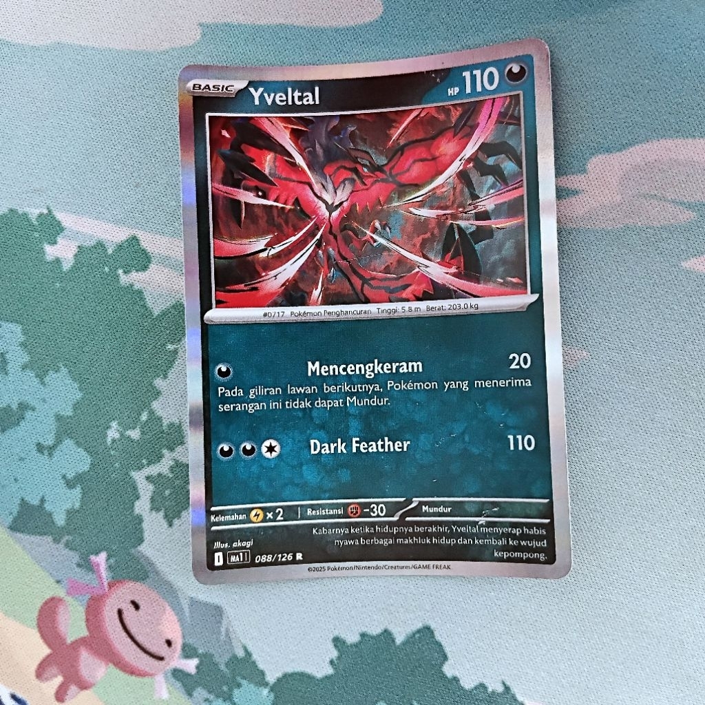 Yveltal R - ma1 088/126 - Mega Evolusi Pokemon TCG Indonesia