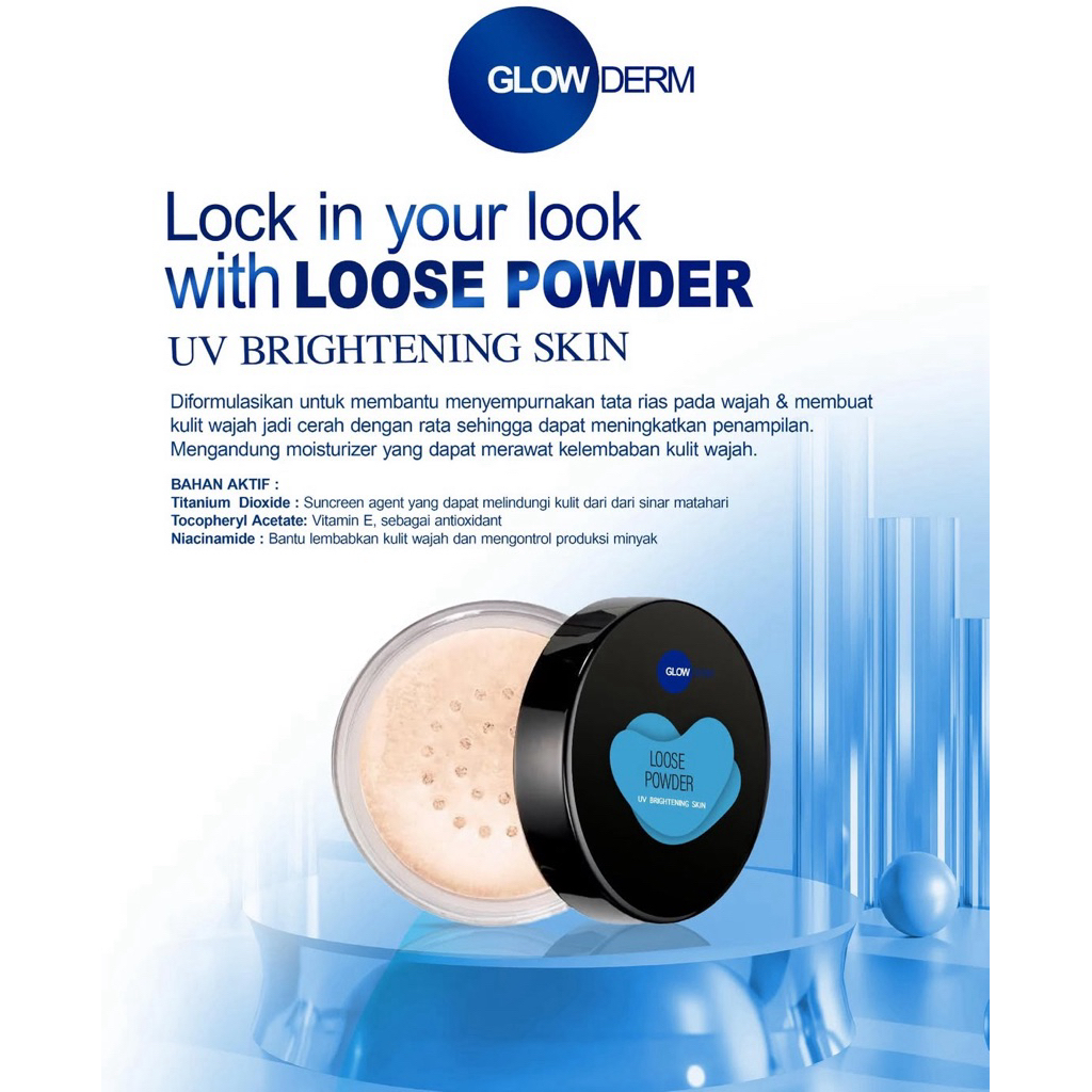 LOOSE POWDER Whitening by Glowderm