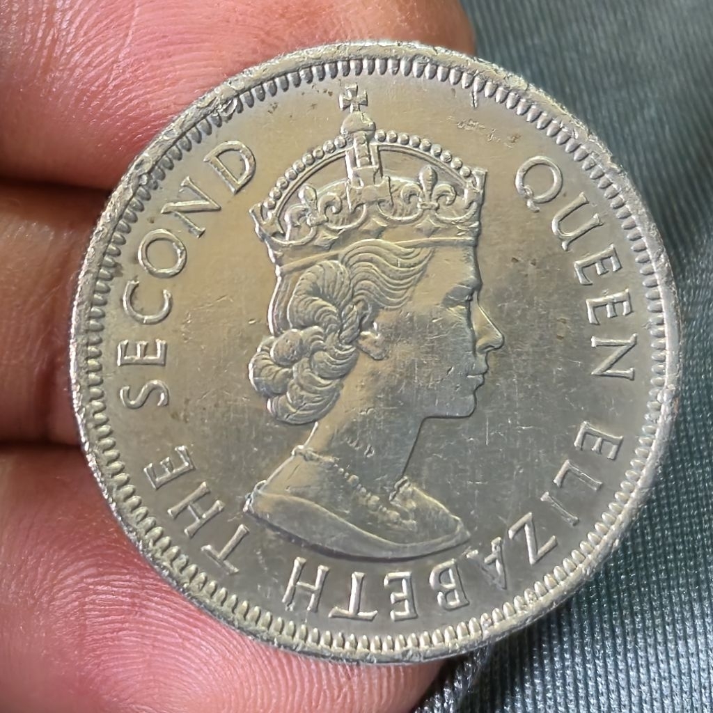 KOLEKSI KOIN KUNO 1 DOLLAR QUEEN ELIZABETH THE SECOND 1973