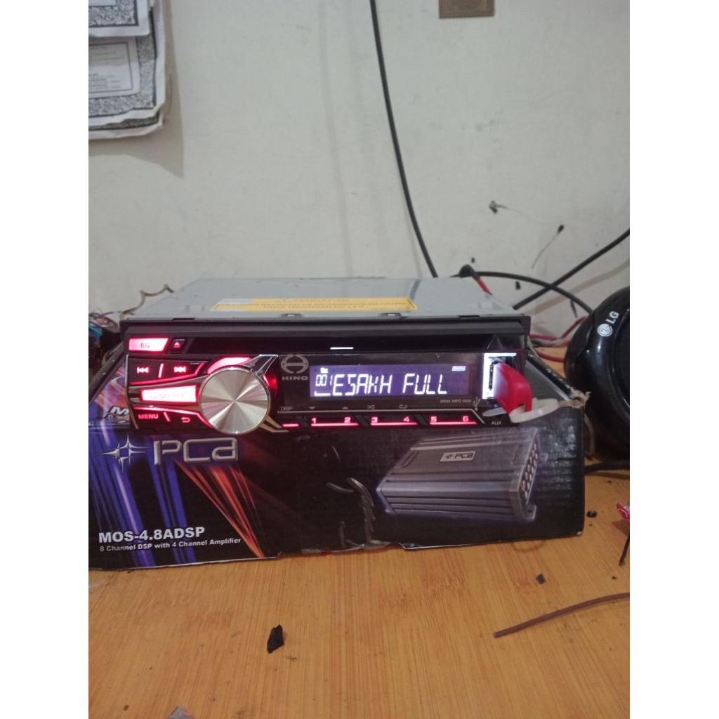 tape mobil JVC USB Bluetooth baru copotan hino