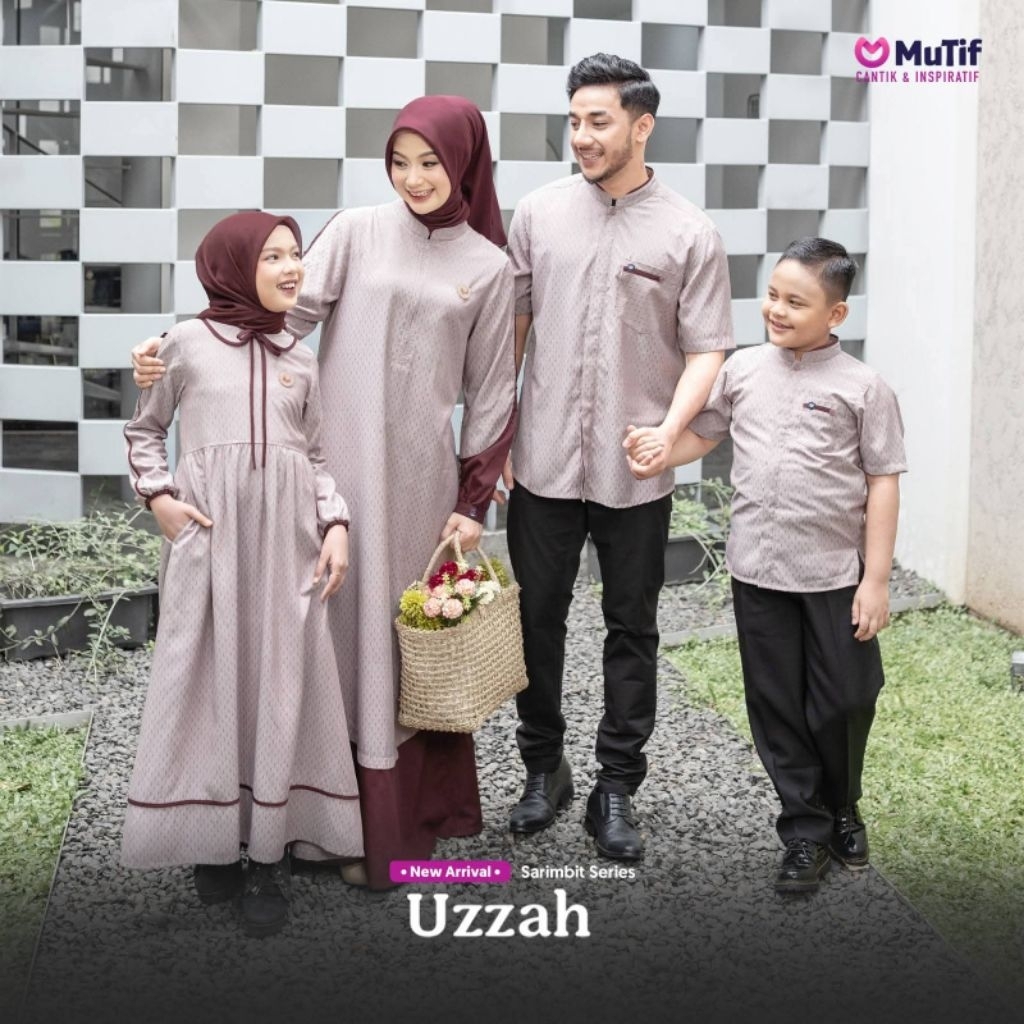 Sarimbit Mutif Uzzah-dheemar powder red(dewasa)