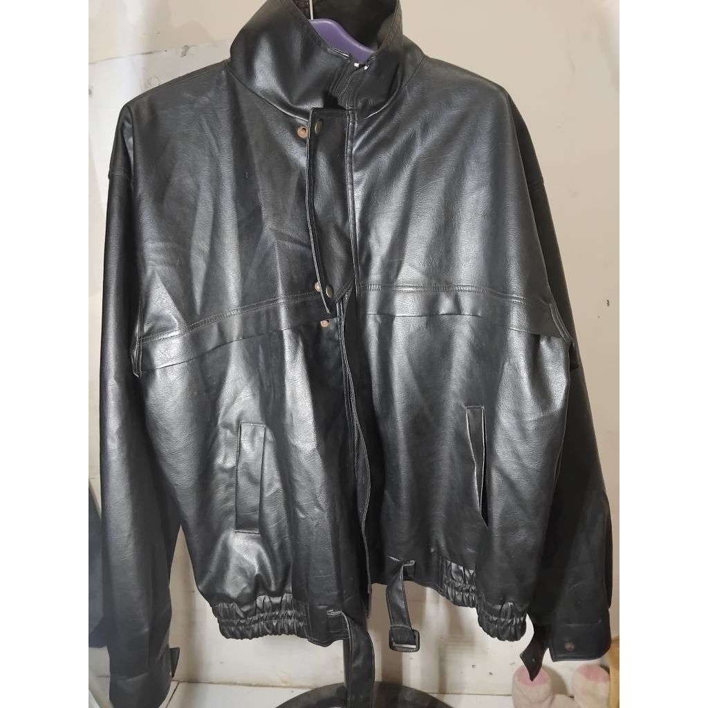 jaket kulit zara man