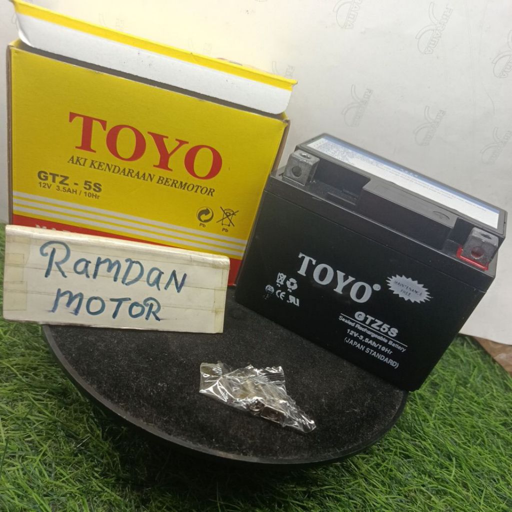 AKI TOYO AKI KERING ACCU BEAT FI / MIO J / BEAT ESP KVY (GTZ-5S) ORIGINAL TOYO STATNDAR JAPAN