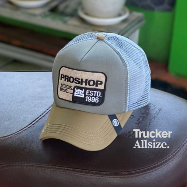 PROSHOP Topi Jaring Pria Dewasa Orginal Distro Abu Tan Dloozy Official 01