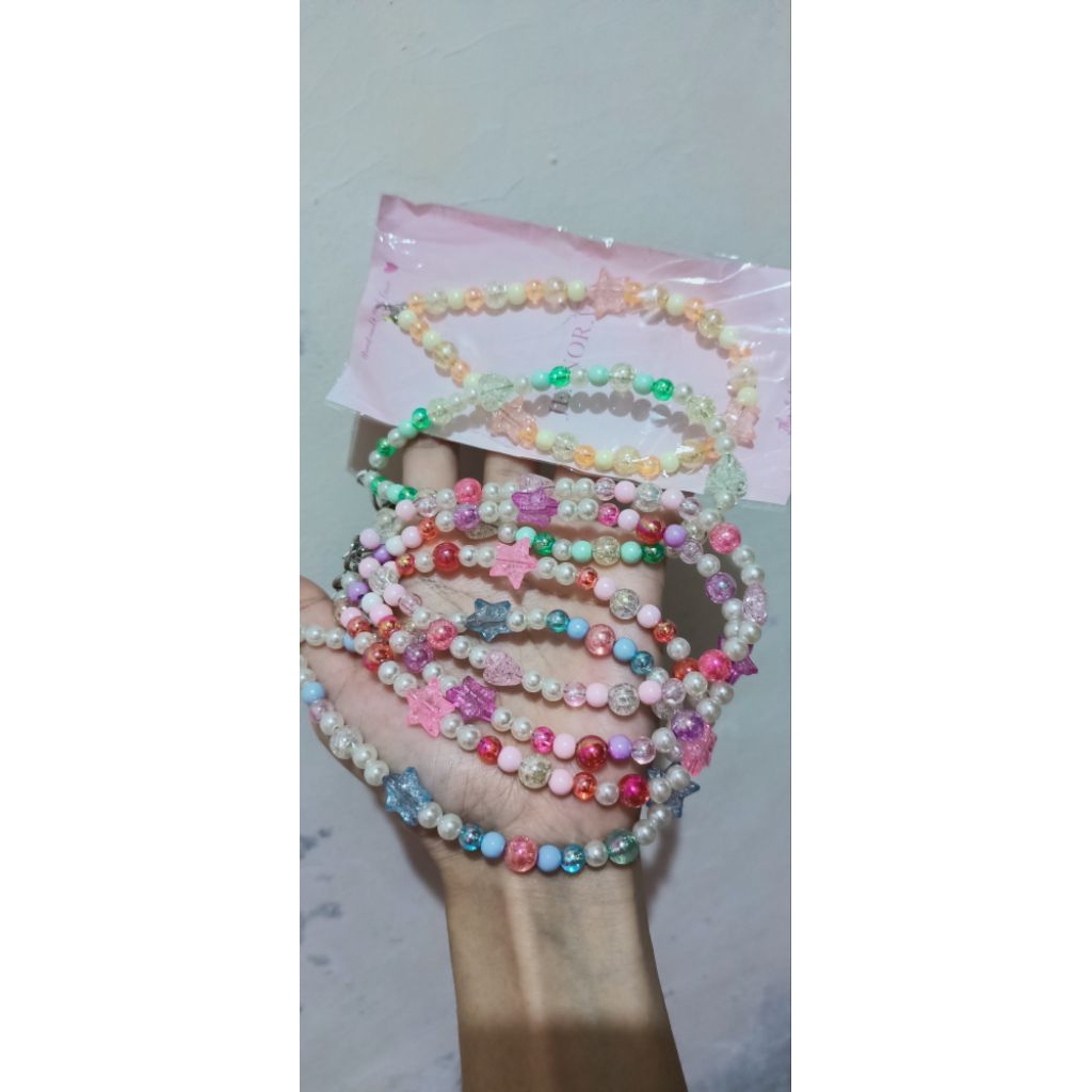 Straphone Mutiara manik (3 PCS) Pengait Lobster Random Free Mika