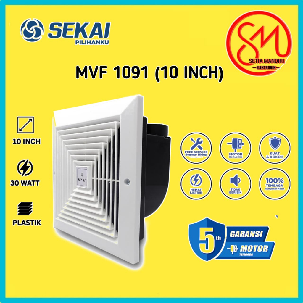 SEKAI - EXHAUST FAN CEILLING 10" - MVF-1091