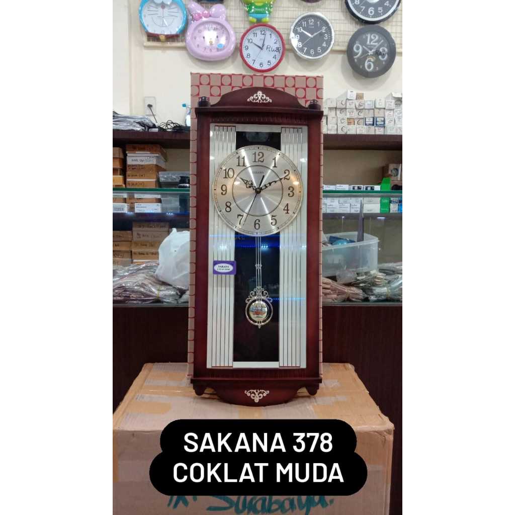 Jam Dinding Sakana Bandul 378