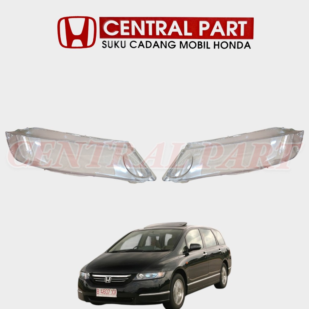 mika kaca cover lampu depan head lamp odyssey rb1 2004 2005 2006 2007 2008