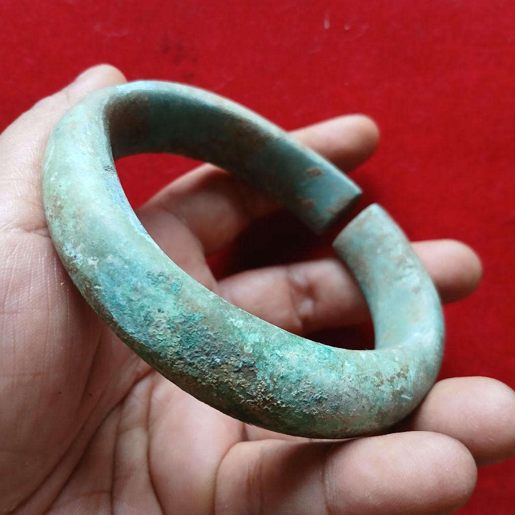 Koleksi Temuan Galian Tanah Gelang Binggel Perunggu KUNO