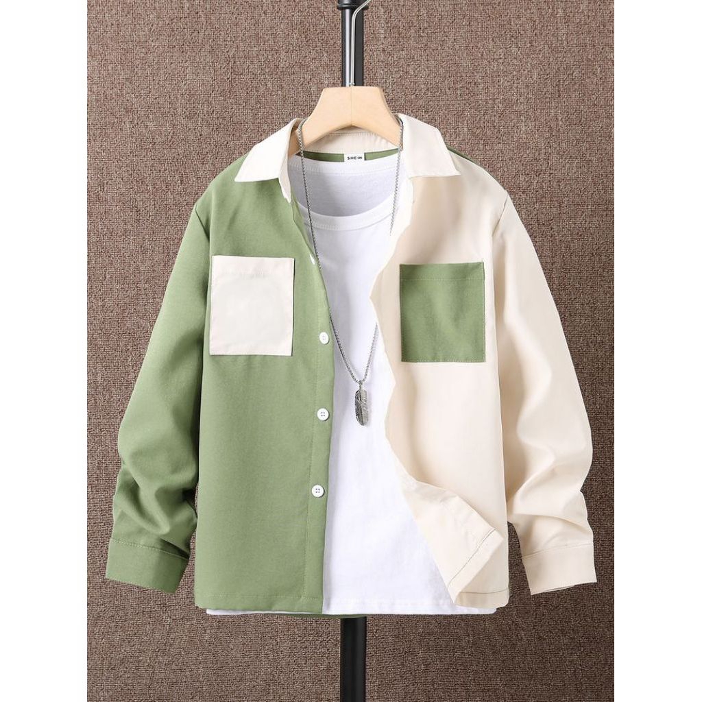 kemeja anak corduroy korean style