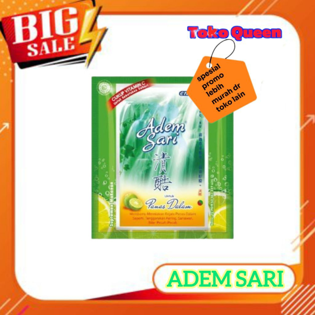 ADEM SARI Minuman Penyejuk Alami 24 sachet