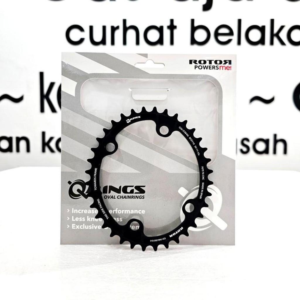 Inner Chainring Oval ROTOR Qrings BCD110X4 11 & 12 Speed Shimano
