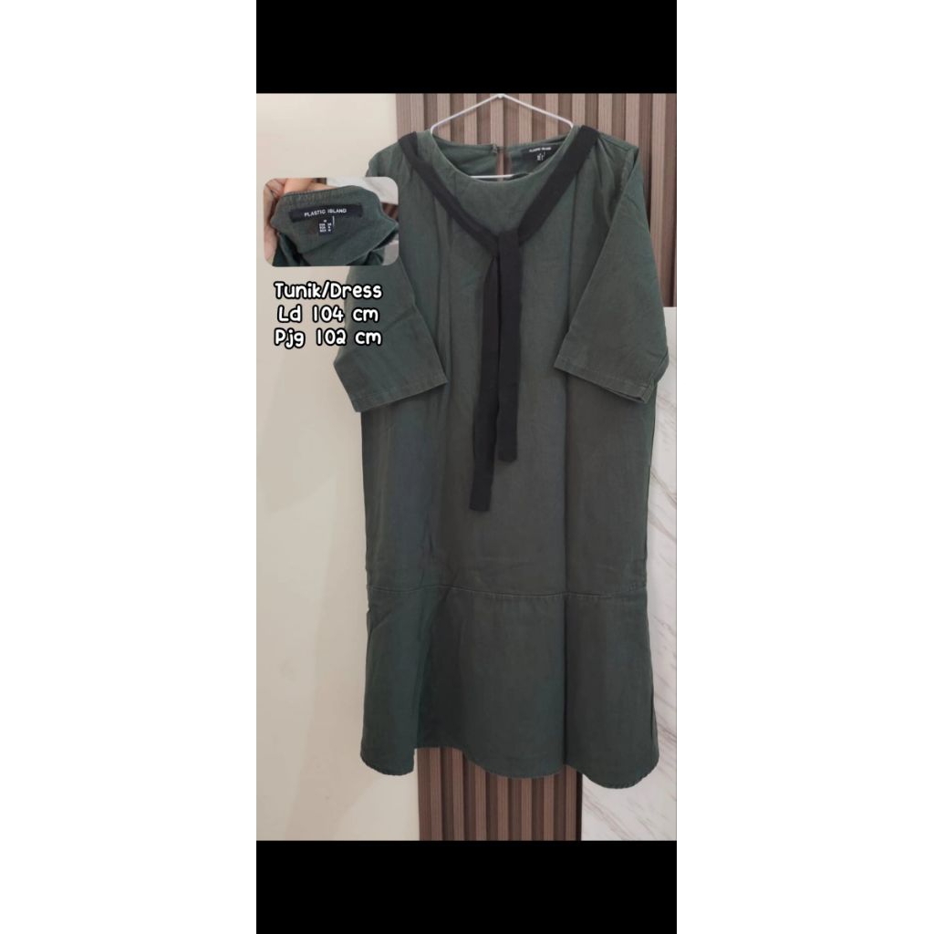 Tunik hijau army