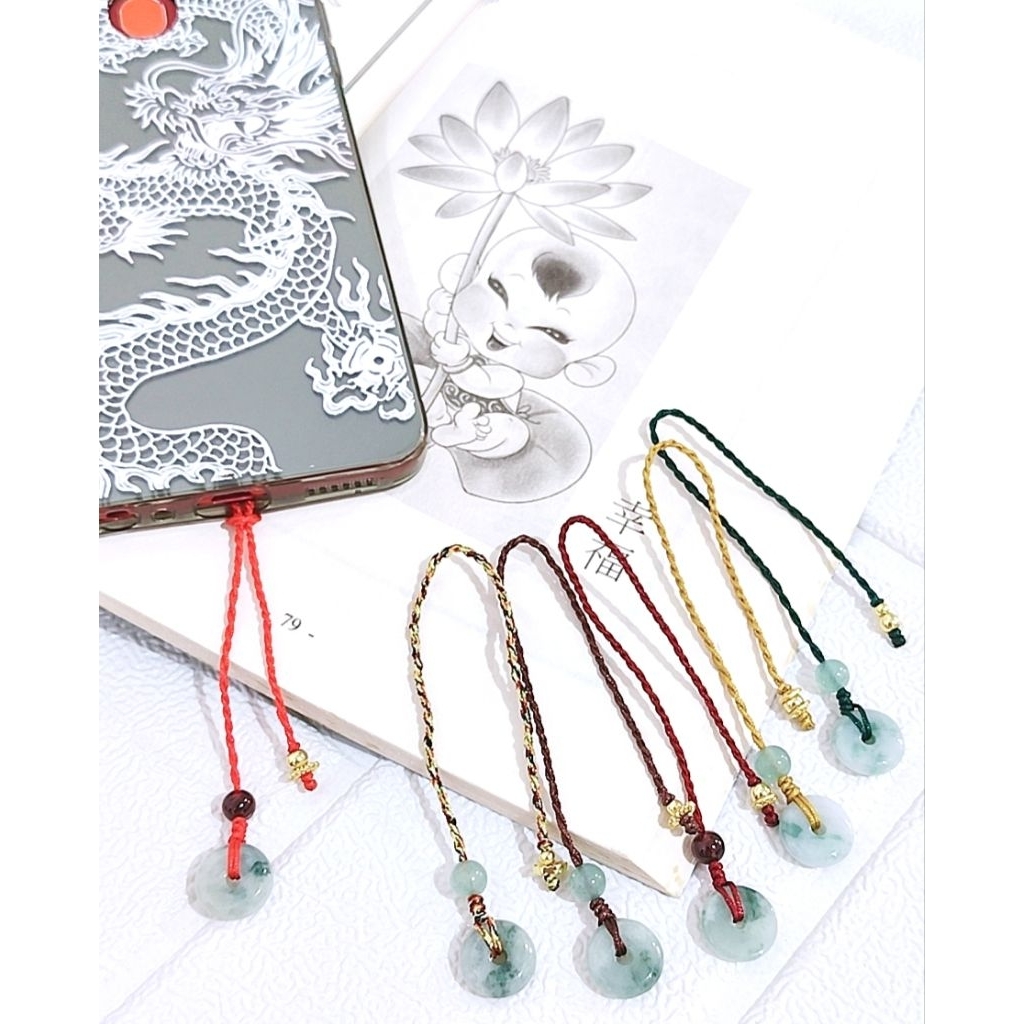 Gantungan giok / gantungan hp giok / giok asli / giok grade A / gant giok  / gant hp giok asli