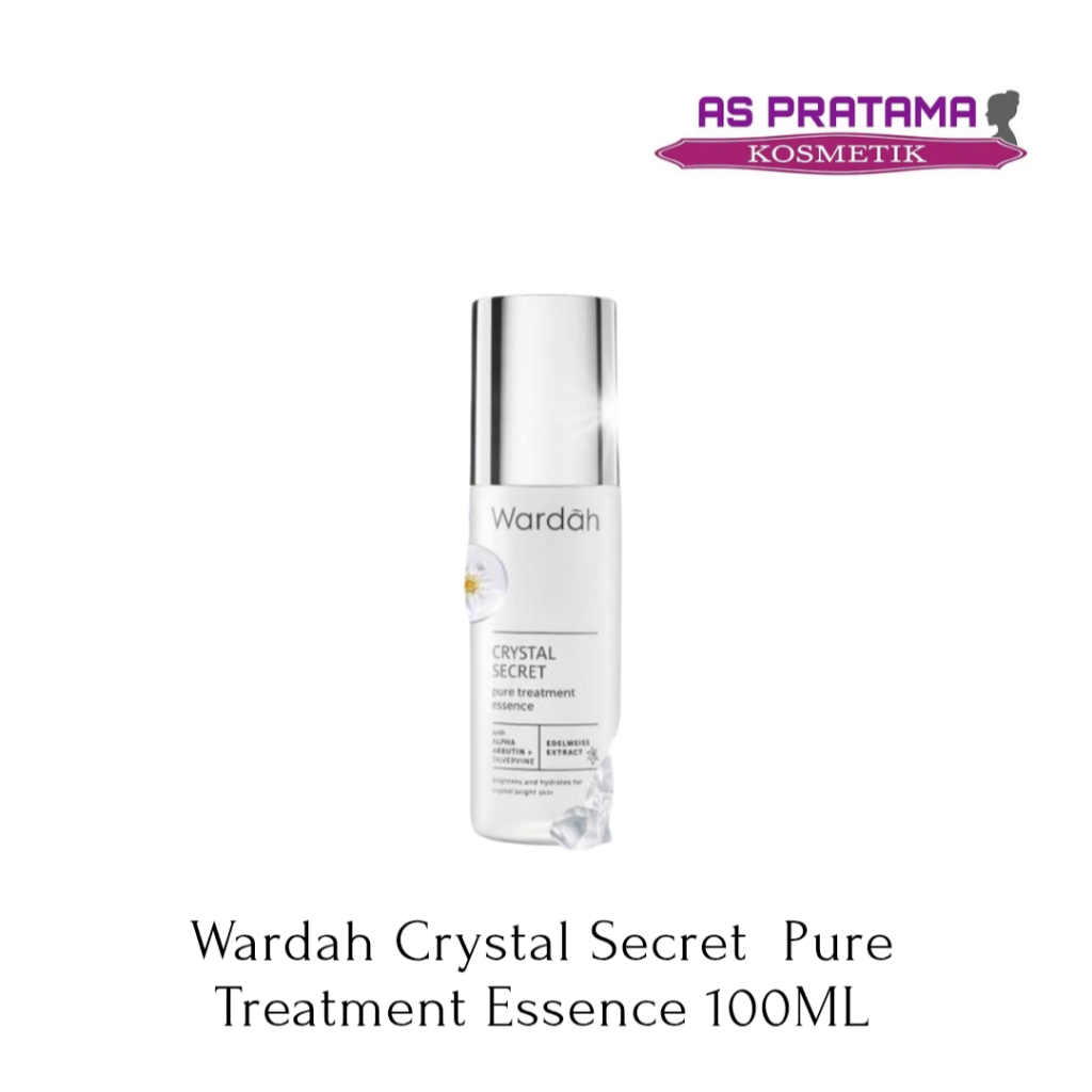 As Pratama Wardah CRYSTAL SECRET Pure Treatment Essence 100ML  / Essence Wardah Crystal Secret
