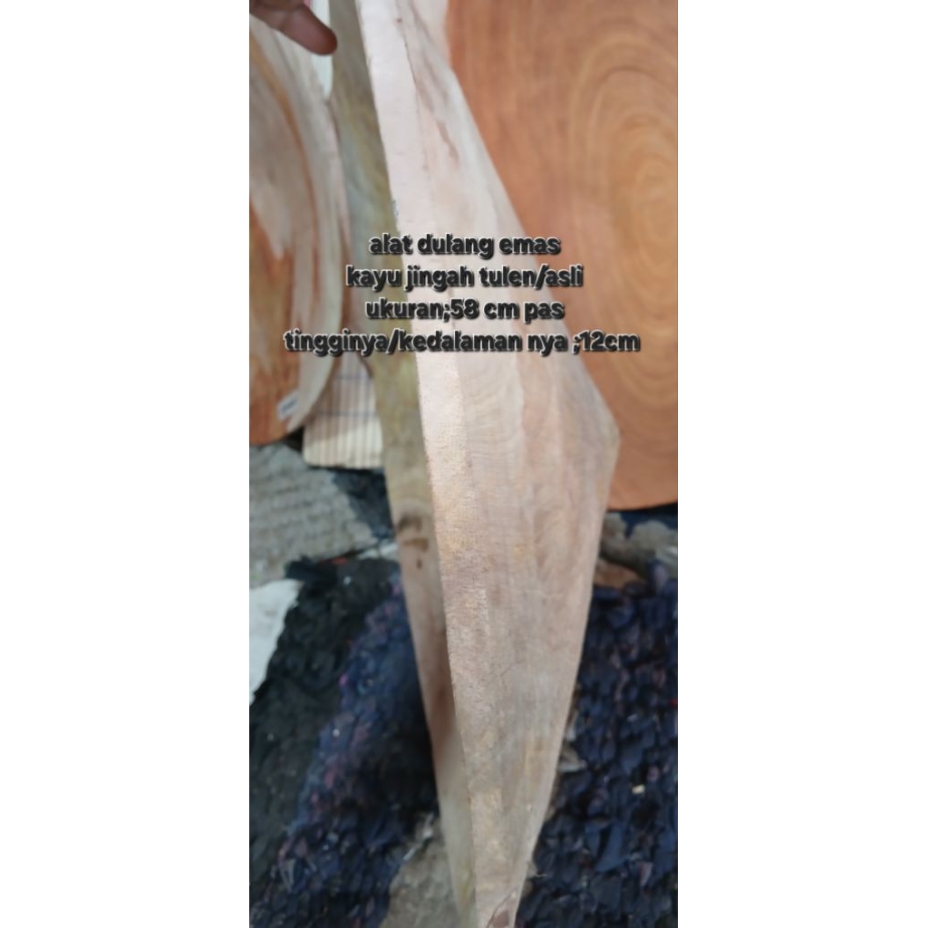 ALAT DULANG EMAS KAYU JINGAH LEBAR 58-59CM