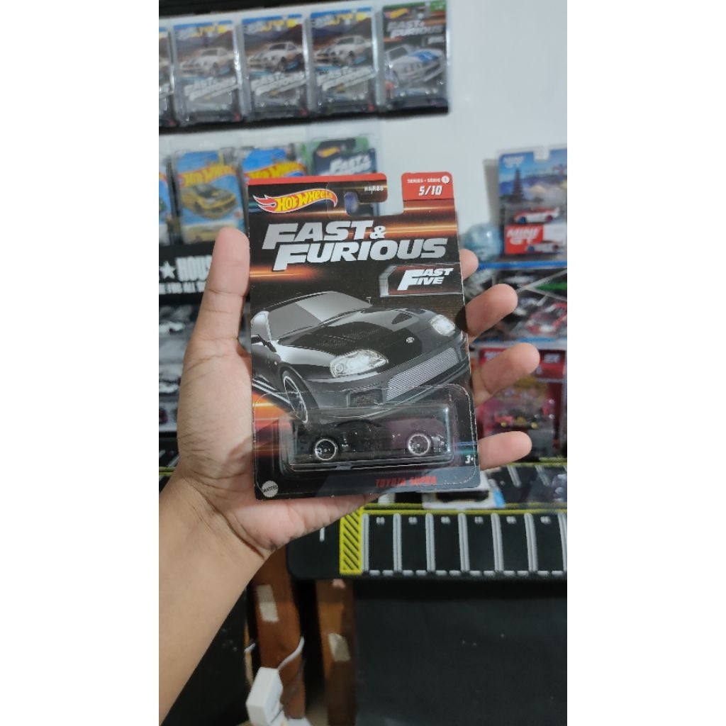 Hot Wheels Supra Fast and Furious Hitam