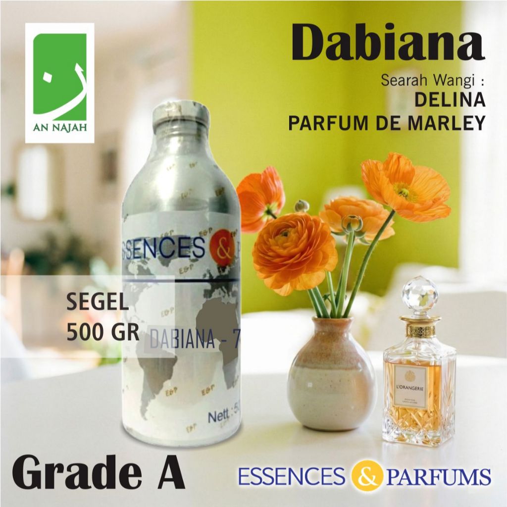 DABIANA | Grade A | Sarah Wangi Delina de Marly | Essences & Parfums| 500gr Segel