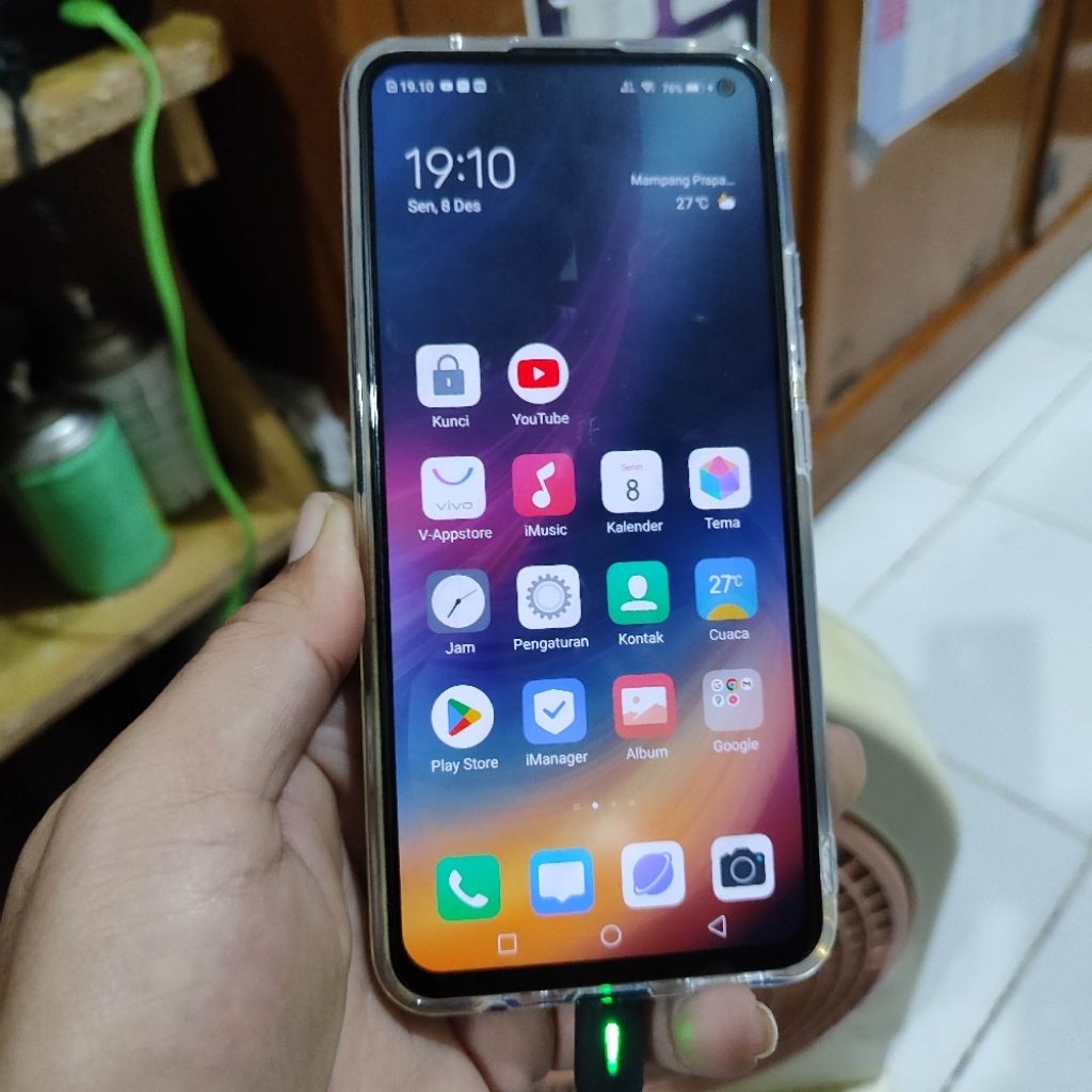 Vivo V19 4G Ram 8/128gb minus sadow tipis