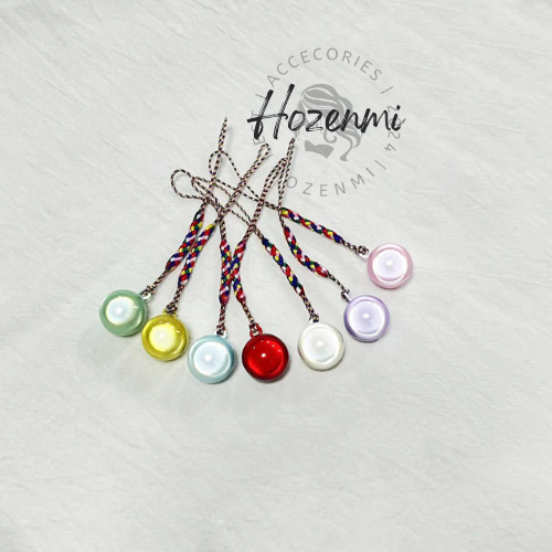 HKC029 Gantungan Bulat Lonceng Air Kunci Mobil HP Cantol Lucu Bentuk Kilat Kilau Viral Unik