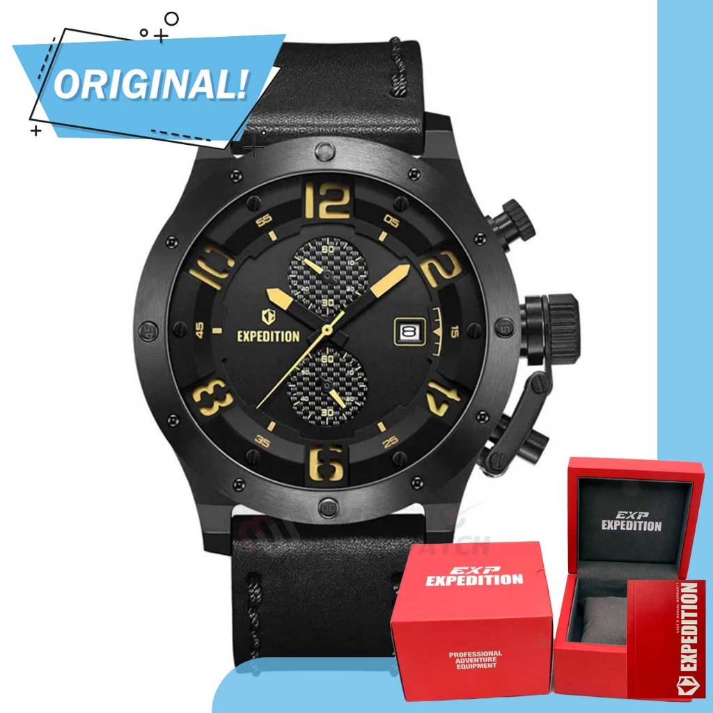 Jam Tangan Pria Analog EXPEDITION 6381MC E6381 E 6381 MC 6381 MCLIPBAIVBO1 Original Garansi Resmi