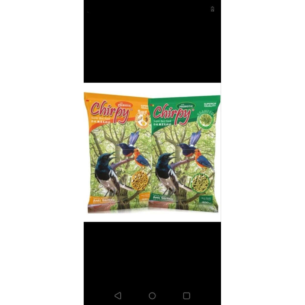 pakan burung chirpy