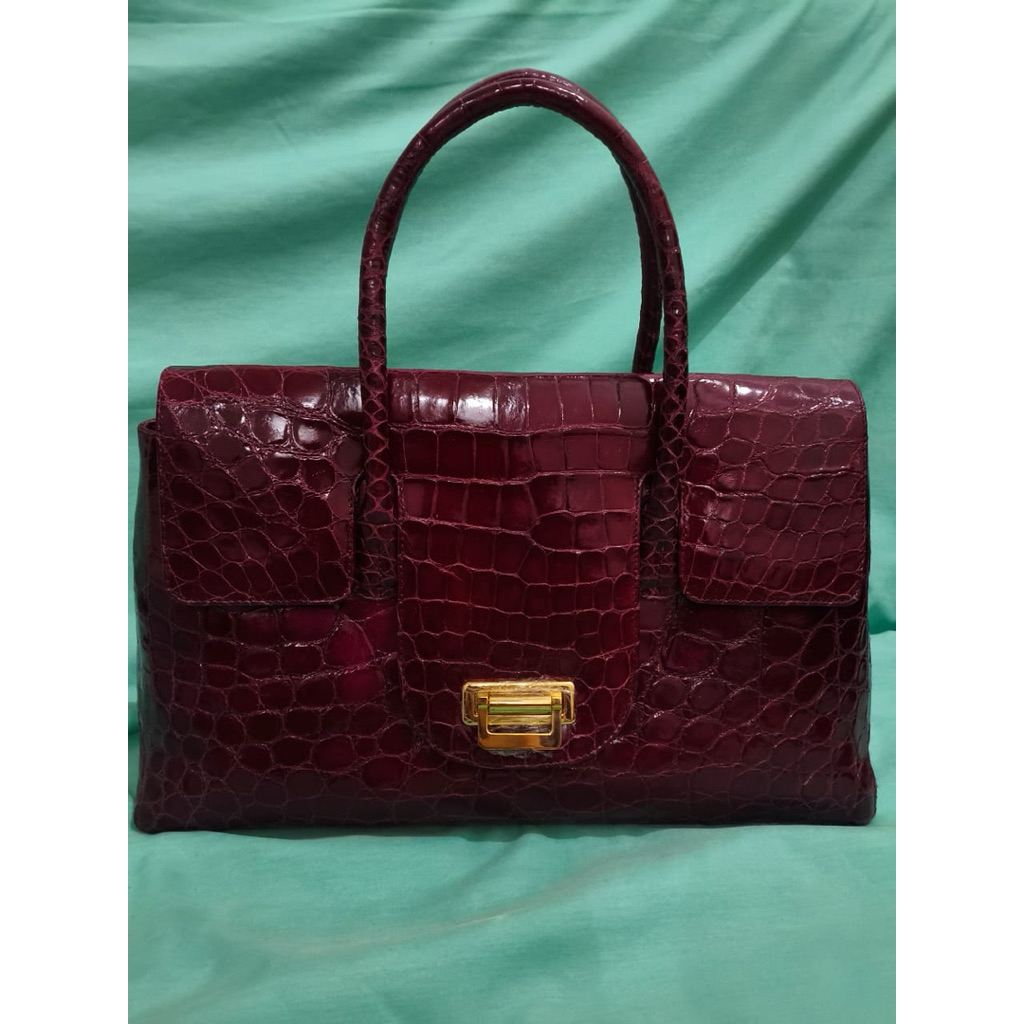 Raflo Croco Bag - Kulit Croco asli