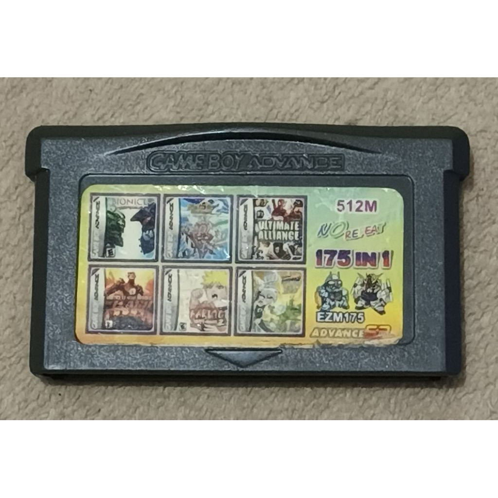 kaset gameboy advance 175 in 1
