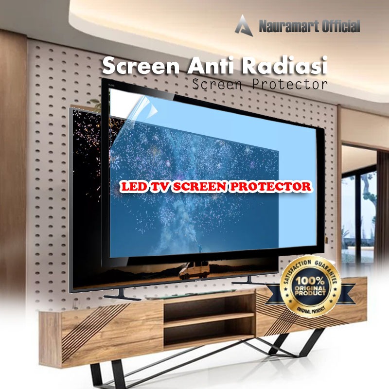 Pelindung Layar TV Anti Radiasi Anti Gores Screen Protector TV LED All Size