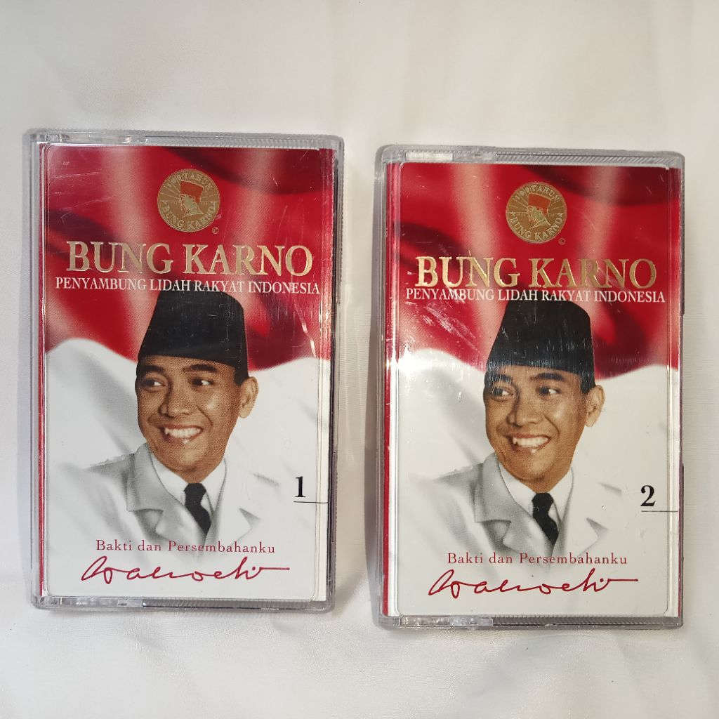 Kaset Pita Bung Karno Penyambung Lidah Rakyat (Double Cassettes)
