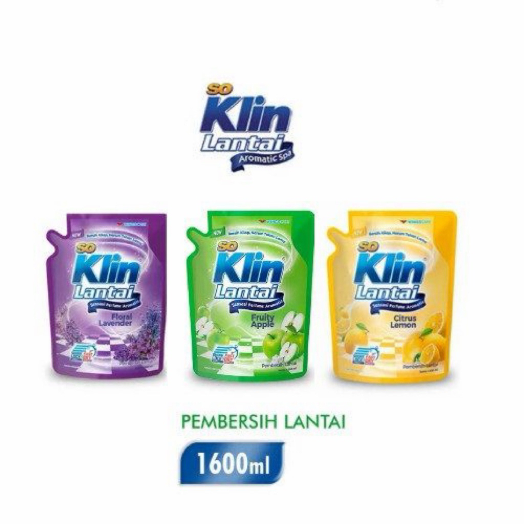 So Klin Lantai 1600ml - Soklin pembersih lantai