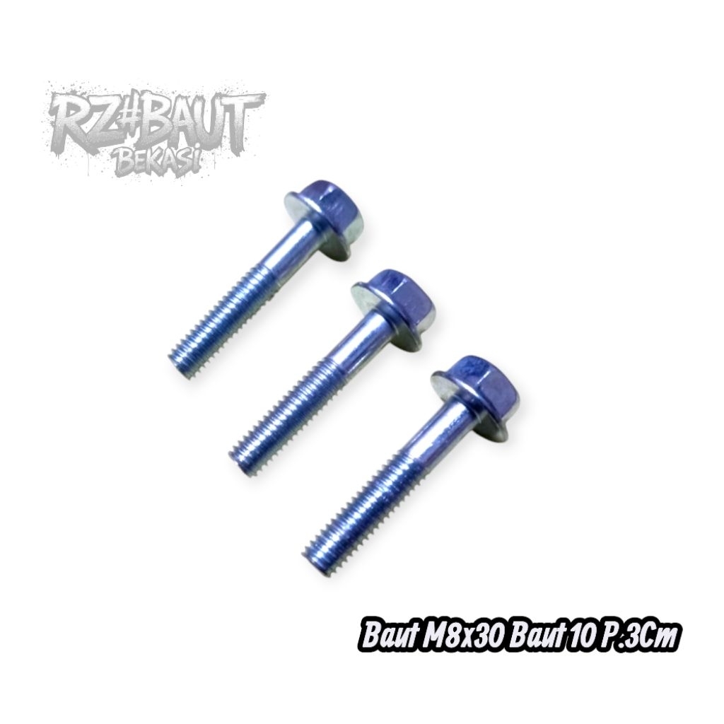 BAUT 10 PANJANG 3CM BAUT M6X30