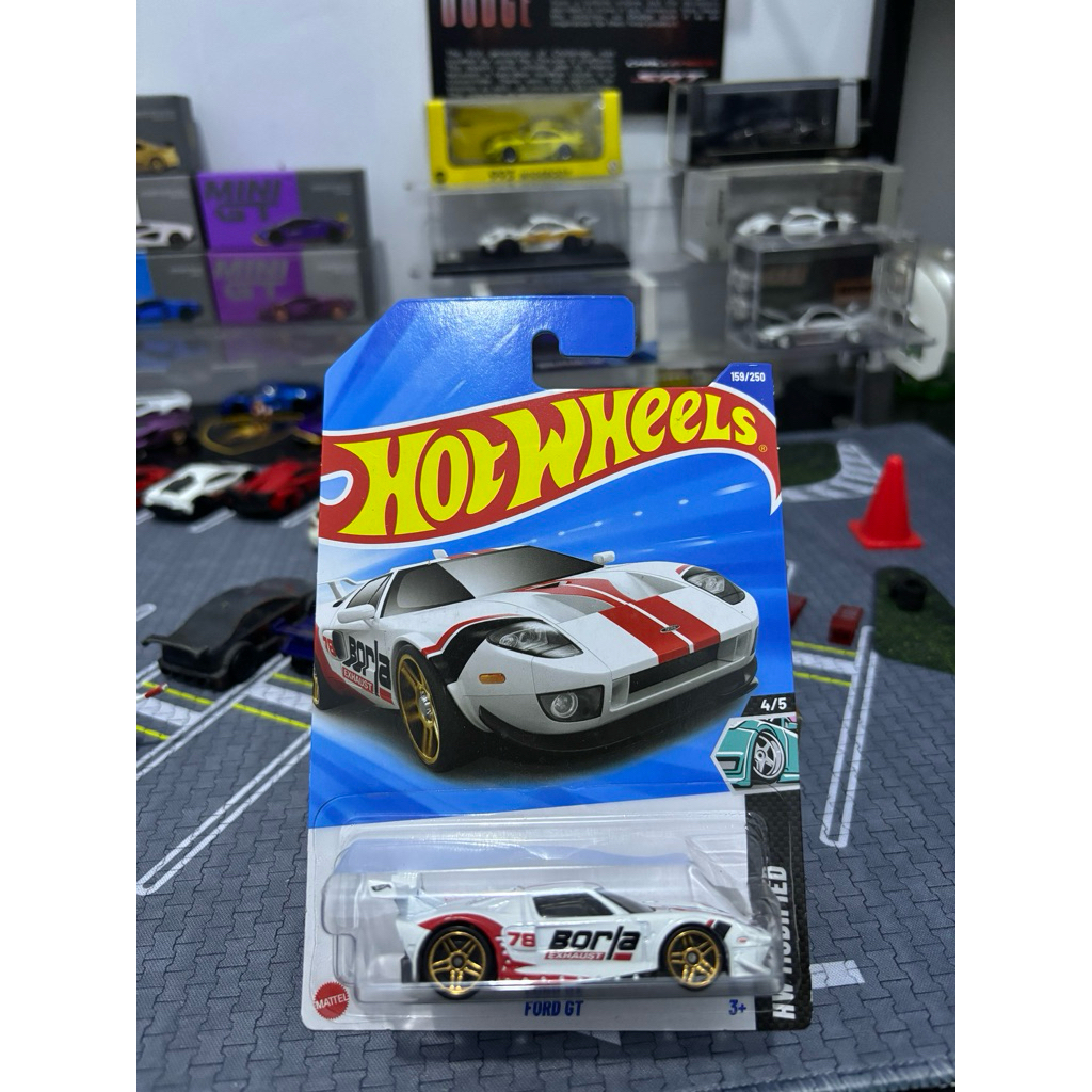Hotwheels Ford GT White
