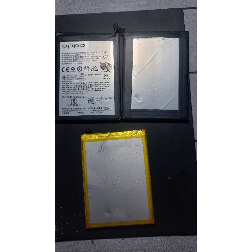 Baterai Oppo A3s / A5 / A5s / A7 / Realme 2 / Realme C1 / Realme C2 /  Second Bergaransi  / BLP673