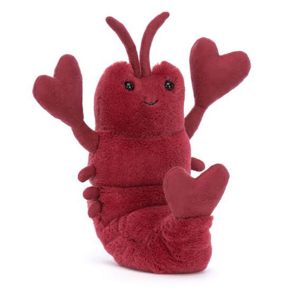 NEW WITH TAG READY Love me Lobster Jellycat toy mainan boneka