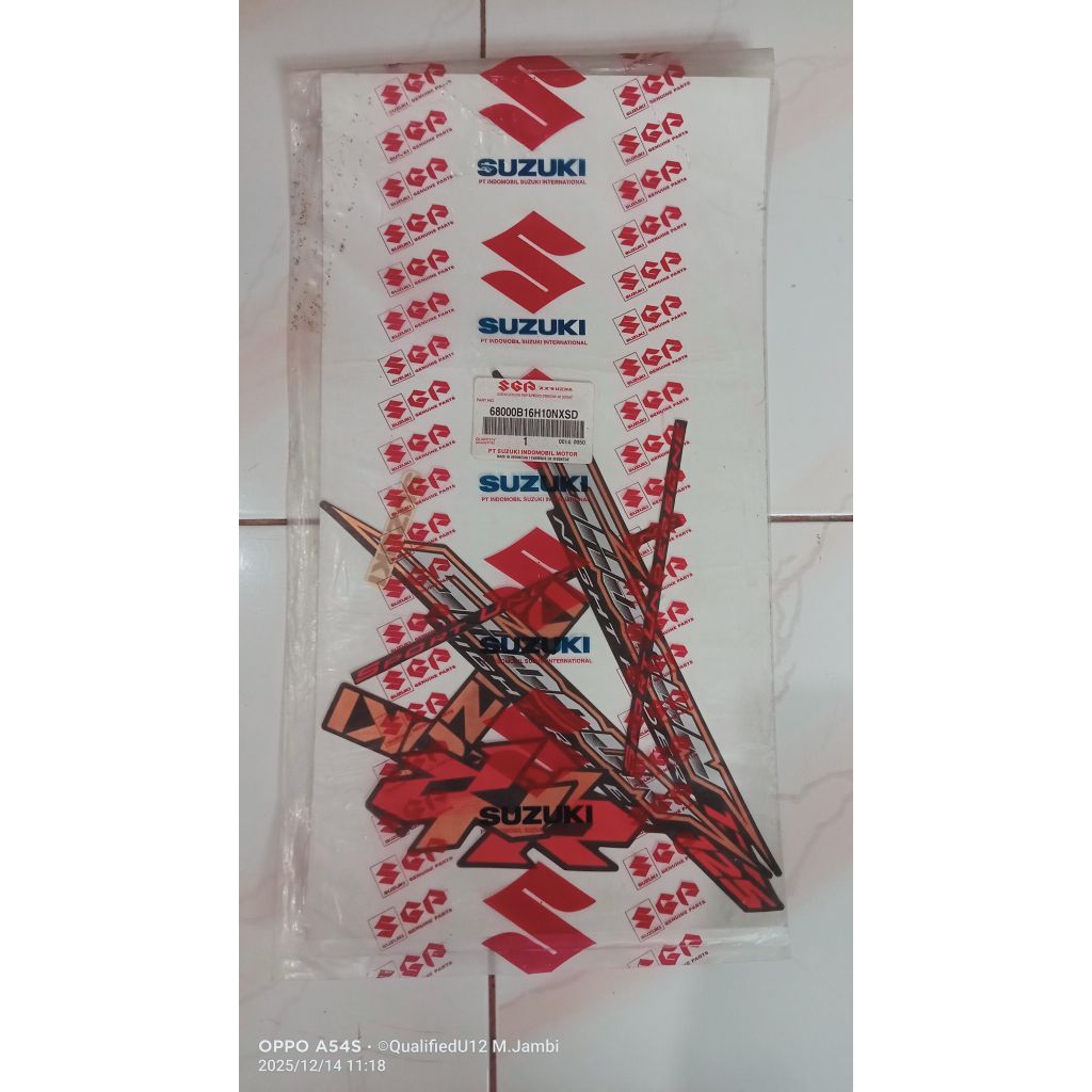 Striping Set Suzuki Shogun FL 125 NR (night rider) Original SGP