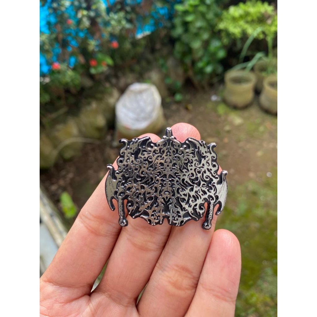 Nocturnal Whisper (Logo Enamel pin)Official For Raw Black Metal indonesia