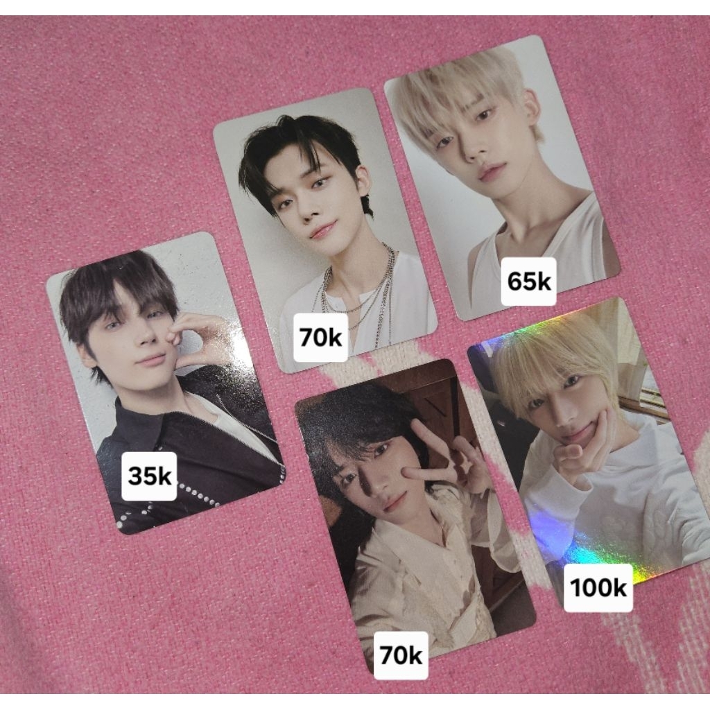 txt yeonjun beomgyu pc photocard tomorrow x together afterglow pob weverse