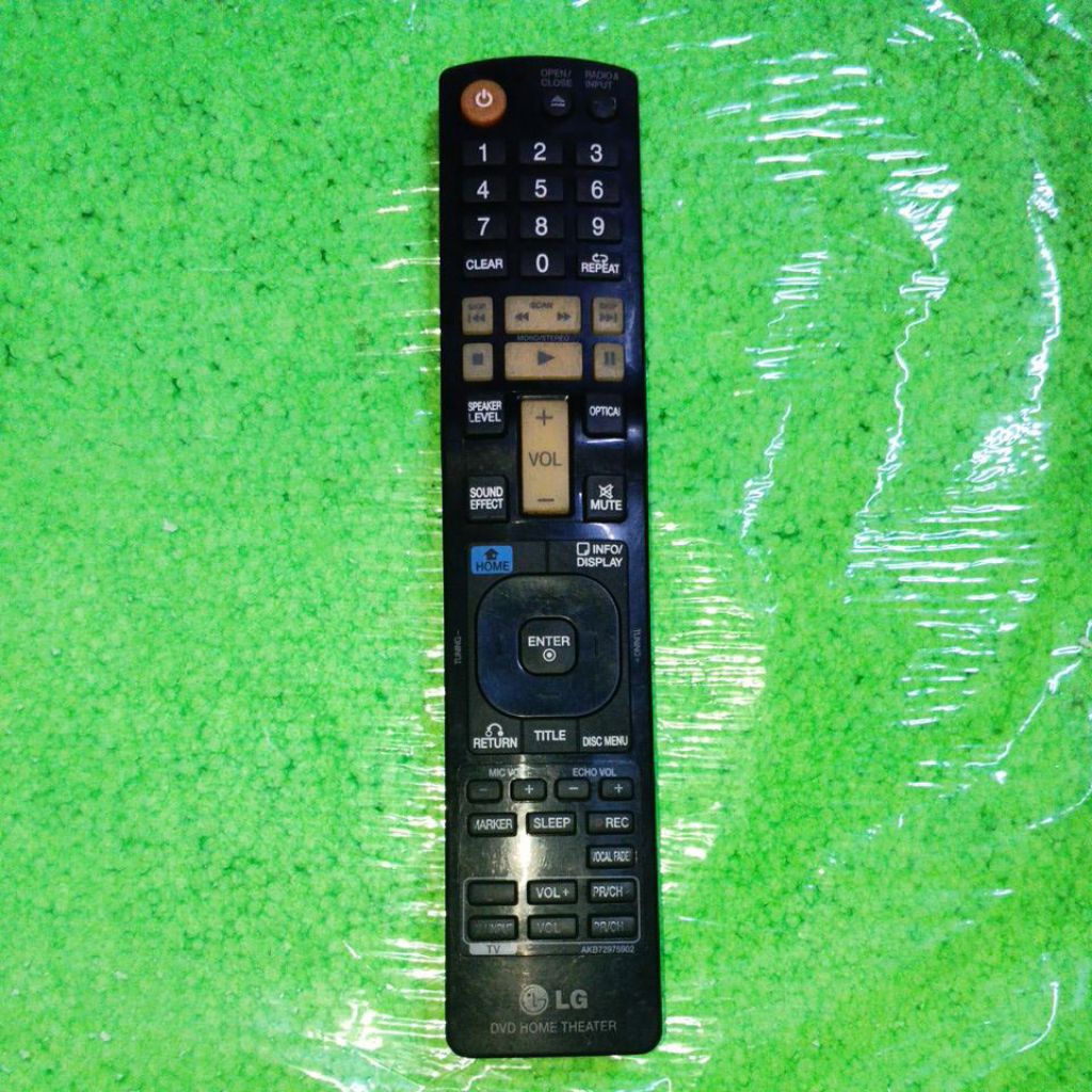 Remote DVD HOME THEATER LG AKB72975902