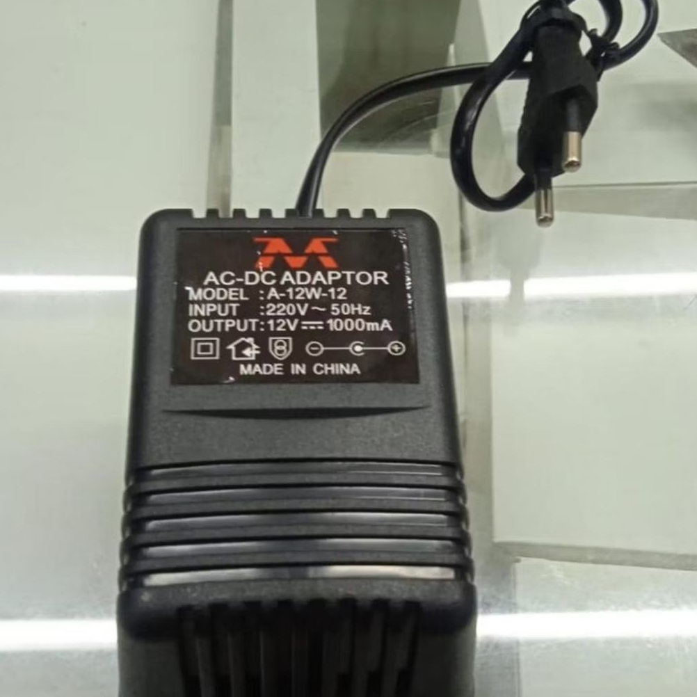 Adaptor Trafo 12V 1000MA AC-DC