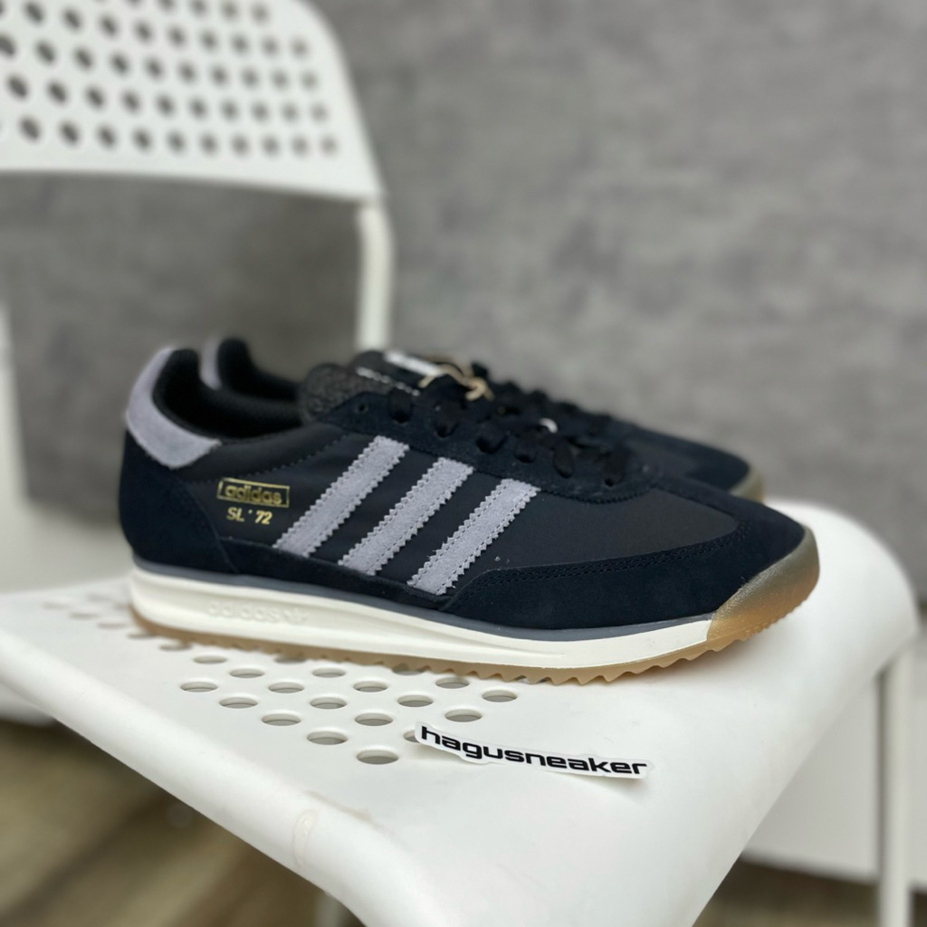 ADIDAS SL 72 RS [BLACK/GREY] #JH5098 HAGUSNEAKER GARANSI 100% ORIGINAL