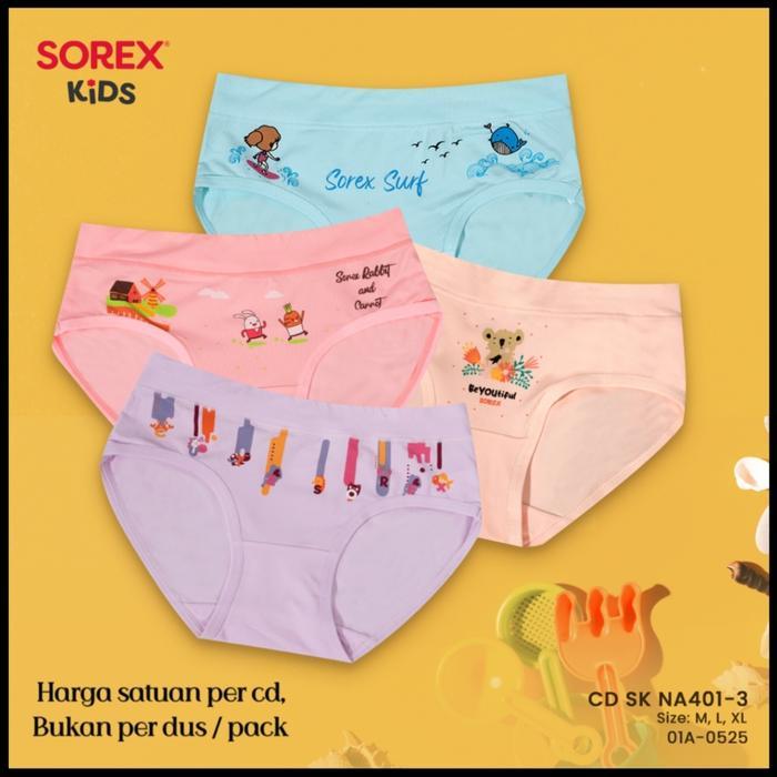 Sorex Celana Dalam Anak Segitiga Cd Sorex Kids Girl SK Na 401