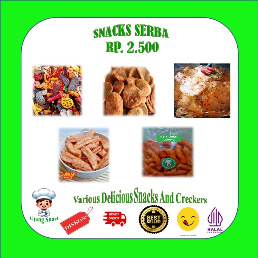 Snack murah Snack kiloan SNACK SERBA 2000 cemilan murah