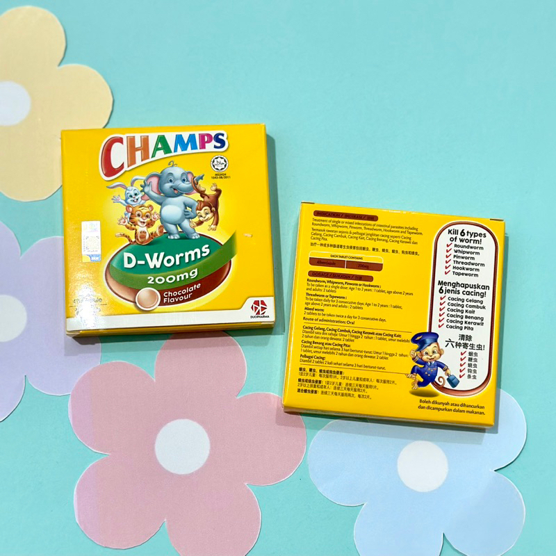 Obat Cacing Anak CHAMPS D Worms