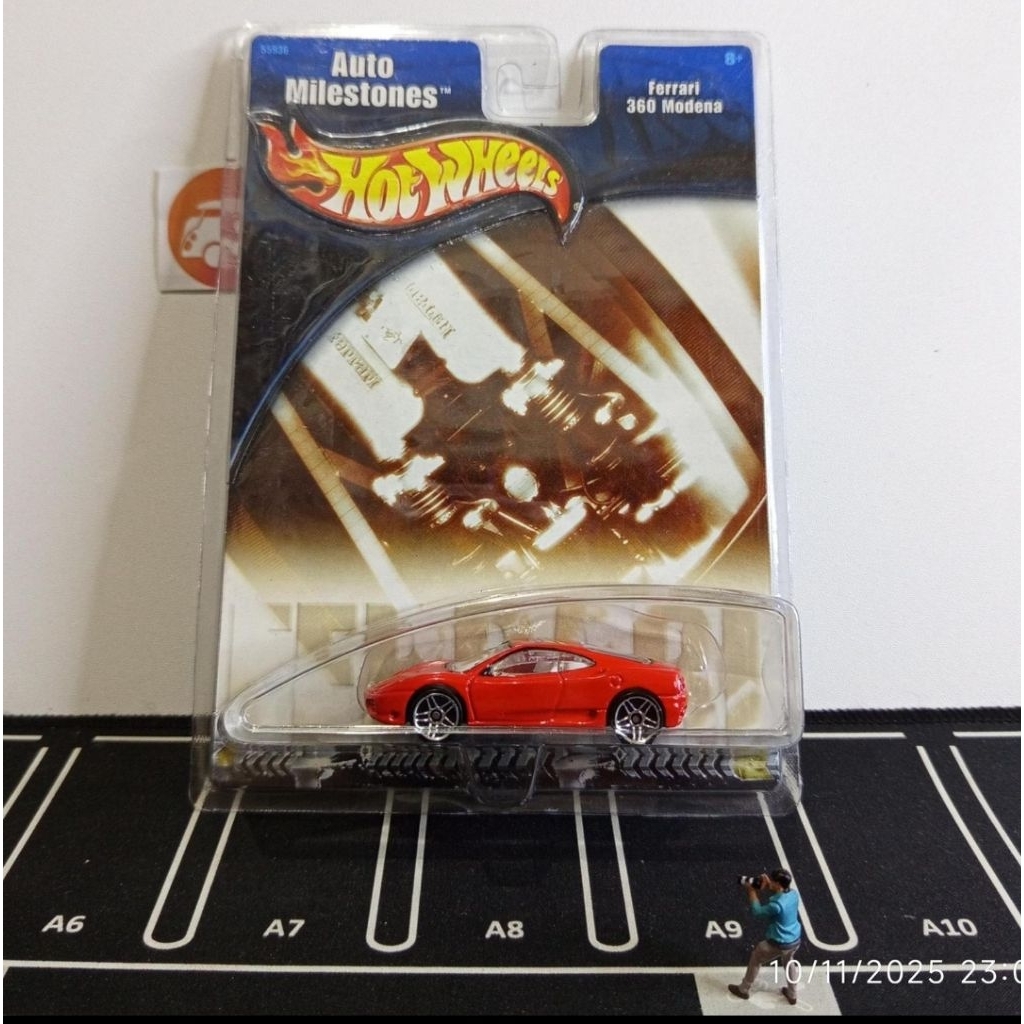 Hot Wheels Ferrari 360 Modena Auto Milestone 2002 Walmart Exclusive - Hotwheels